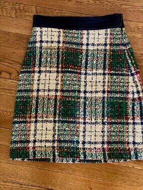 Tory Burch plaid miniskirt size 0